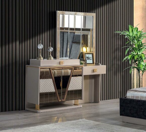 Modern dressing table luxury furniture mirror New bedroom furniture