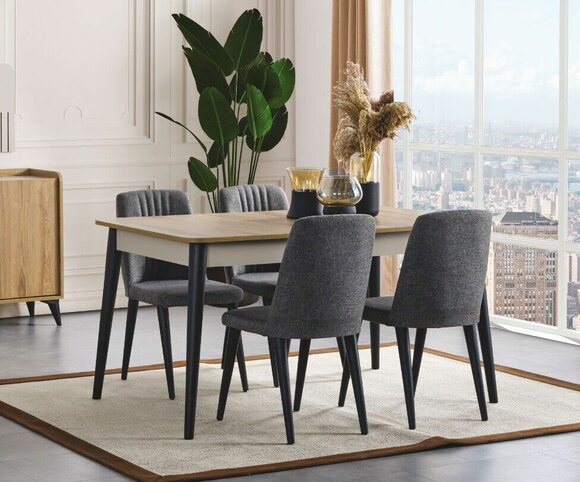 Elegant dining table set deals