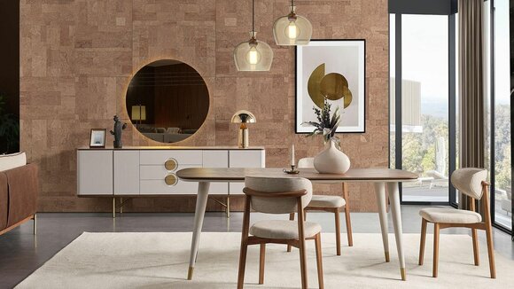 Perfect 9 piece dining room set of dining table 6x chairs and sideboard novelty