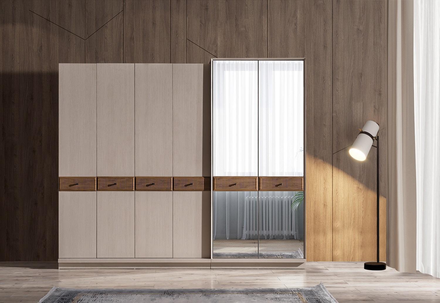 Stylish closet Modern glass wardrobe Bedroom wardrobes