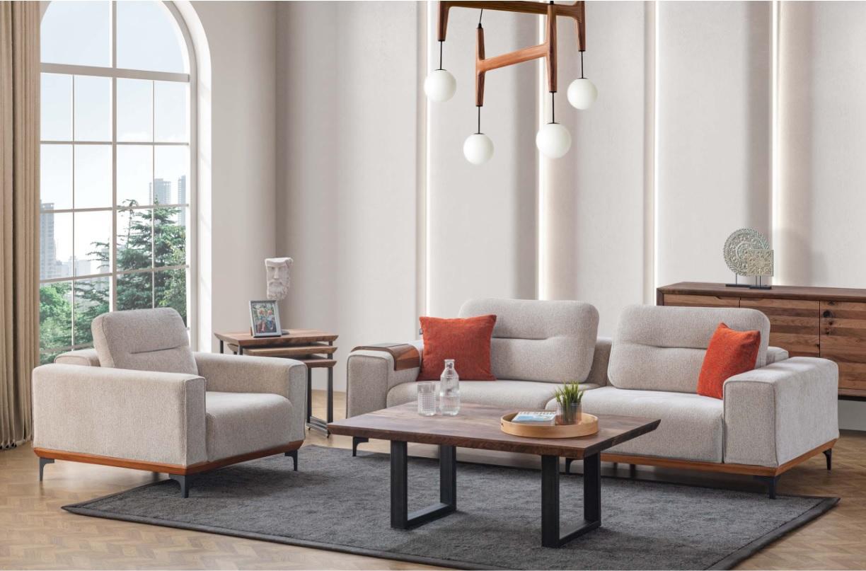 Luxurious white Sofa Set