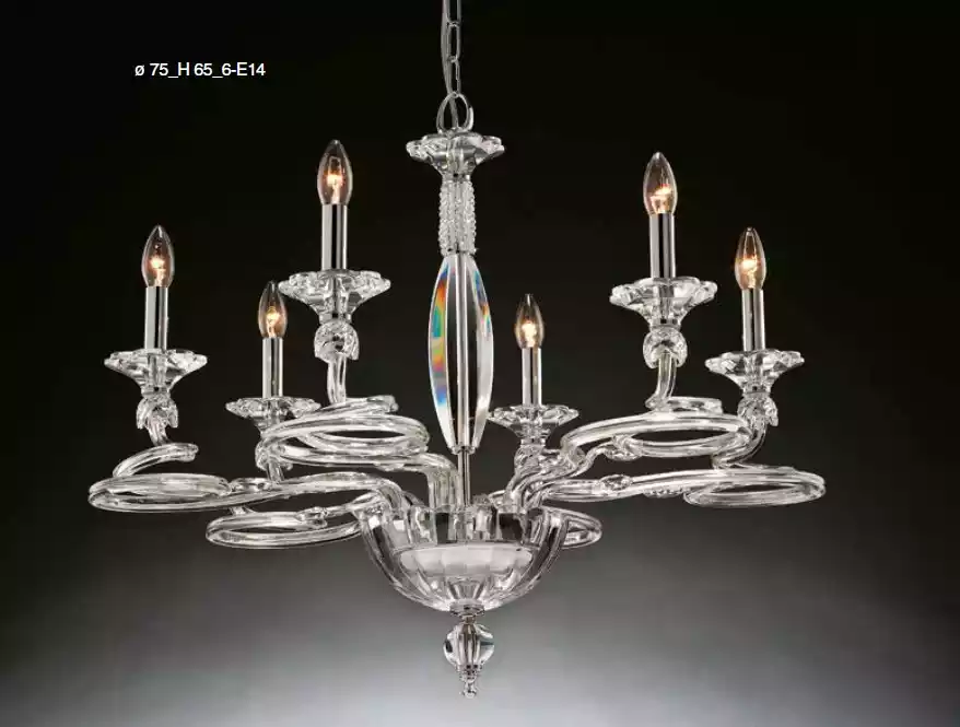 Crystal Glass Chandelier Lamp Pendant Chandelier Classic Chandelier