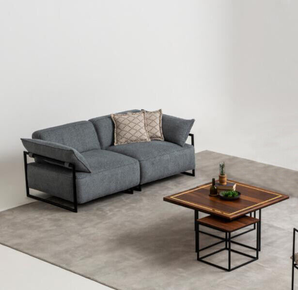 Living room textile sofa 3 seater luxury furniture seat design couch lounge new