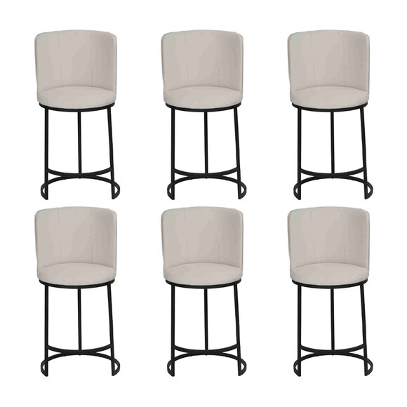 Bar stool 6x bar stool stylish bar furniture stool design steel feet new
