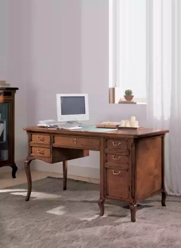 Office Table Desk Classic Italian Furniture Wood Tables