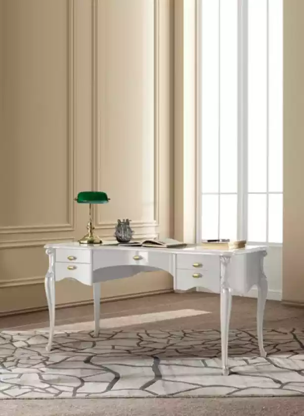 Desk Italian Tables Computer White Table Furniture Italy