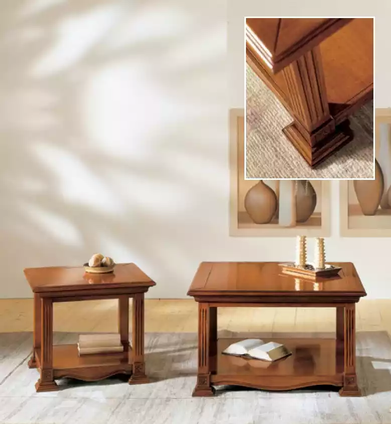 Coffee tables side tables living room wood tables luxury style table