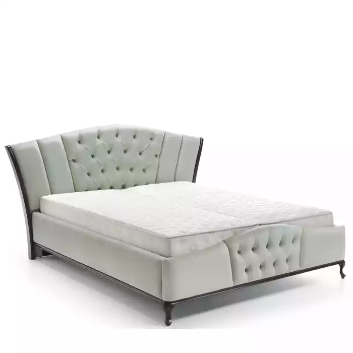 Bed Upholstery Design Luxury Double Hotel Beds Chesterfield Wood Furniture