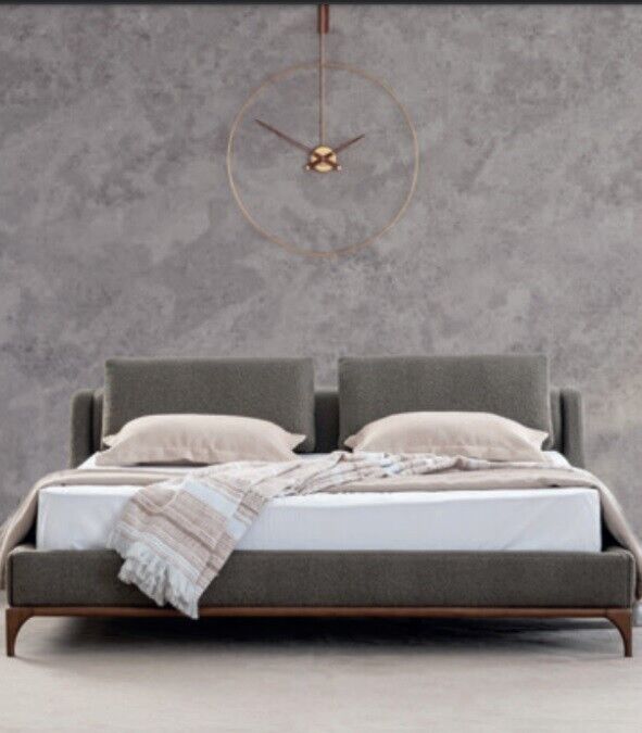 Beds Bedroom Black Luxury Design Upholstered Bed Designer Furniture New