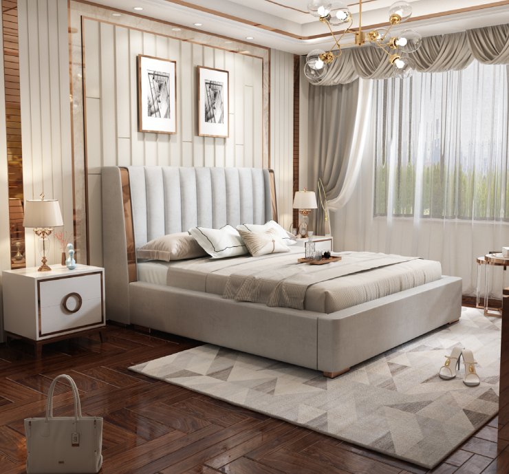 Beds Design Double Modern Hotel Frame Bedroom Luxury Furniture
