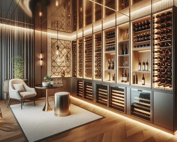 Wine cabinet, wine rack, wine cooler, wine furniture, wine archive, wine storage.