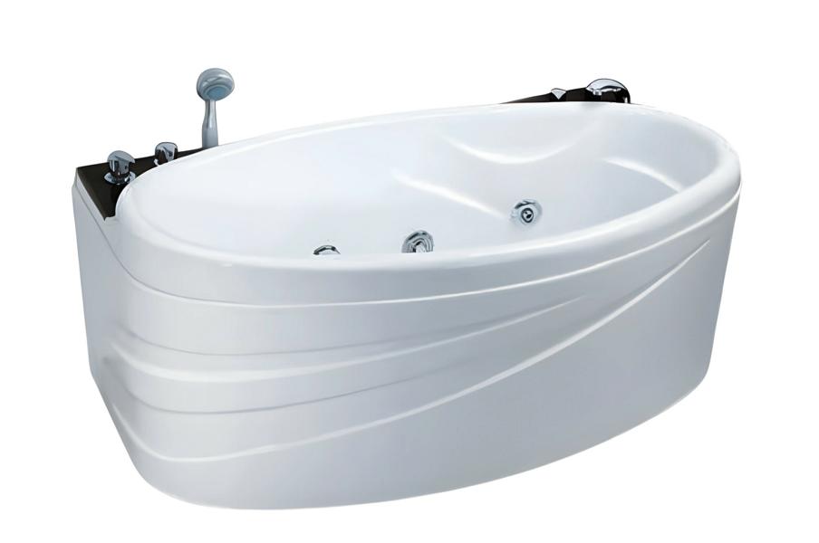 Blubberbath Whirlpool Hydro Massage Bathtub Luxury Bathtub 160x80 cm