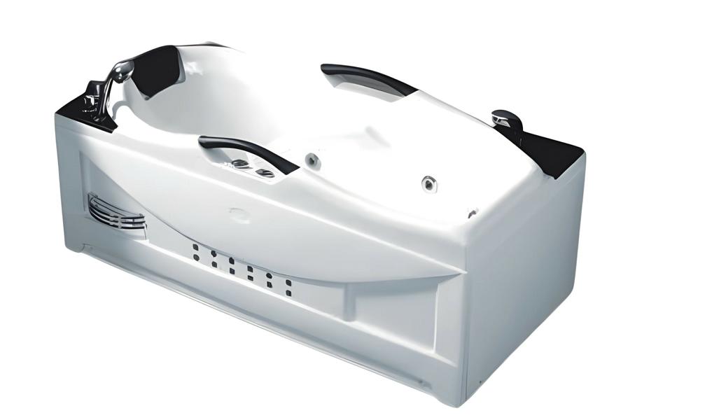 Blubber bath whirlpool whirlpool bath hydromassage tub spa bath 170x80 cm