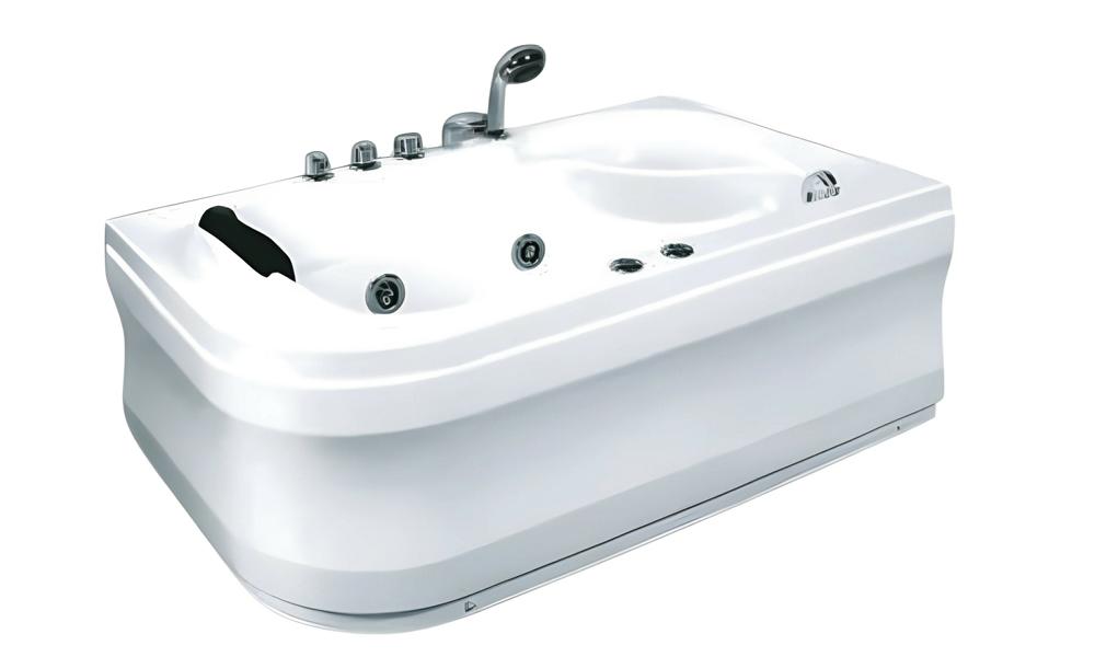 Bad luxury whirlpool bathtub wellness tub freestanding tub 130x80 cm