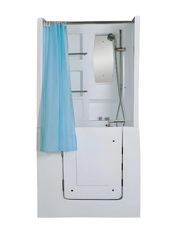 shower bathtub sit bathtub combined bathtub with shower 100x78 cm