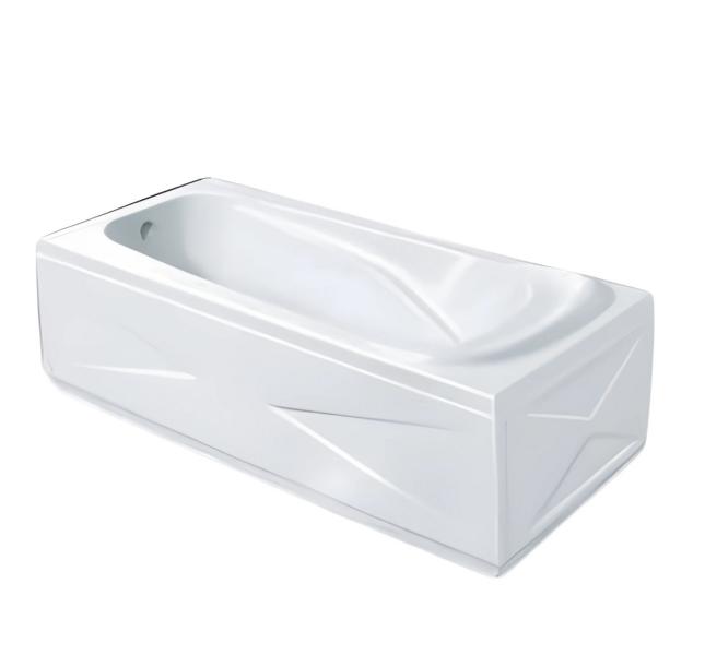 Wellness Bathtub Acrylic Bathtub Designer Bathtub Care Bathtub Luxury Bathtub 160x71 cm
