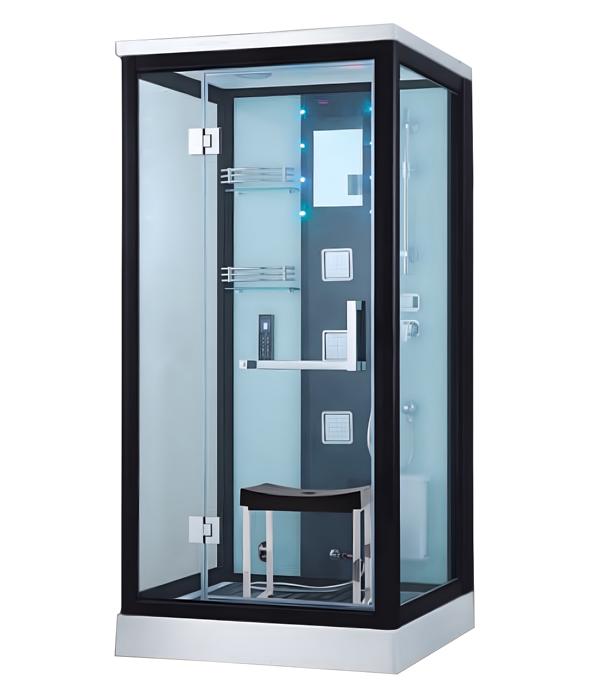 Wellness Shower Shower Cabin Massage Shower Cabin Multifunctional Shower 100x100 cm