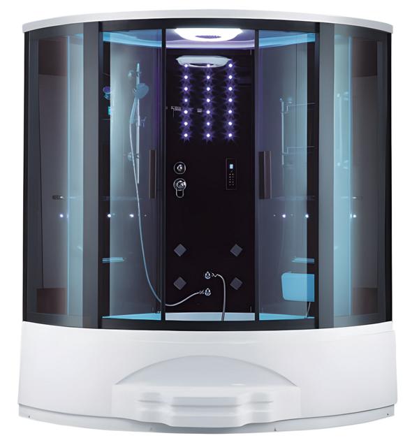 Wellness shower massage shower cabin multifunctional shower 150x150 cm