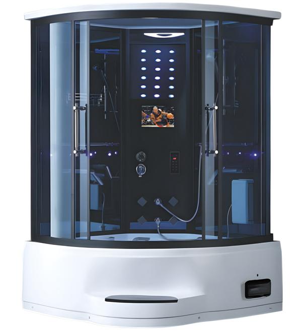 Luxury Shower Cabin Multifunction Shower Wellness Cabin Comfort Shower 135x135 cm