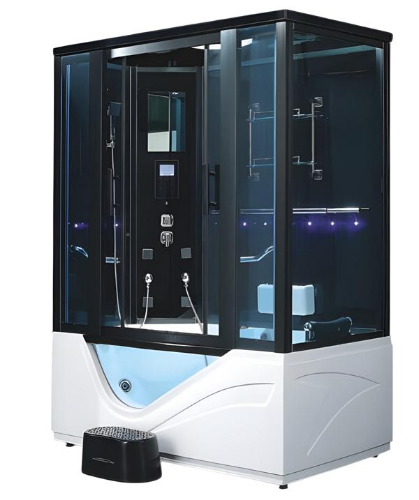 Multifunctional Shower Shower Cabin Wellness Shower Massage Shower Cabin 160x90 cm