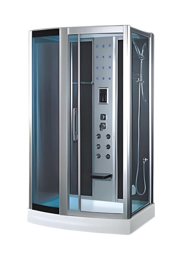 Shower room, shower, shower cabin, multifunctional shower, wellness shower 135x85 cm.