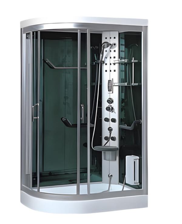 Luxury Shower Cabin Multifunctional Shower Wellness Shower Cabin 120x90 cm