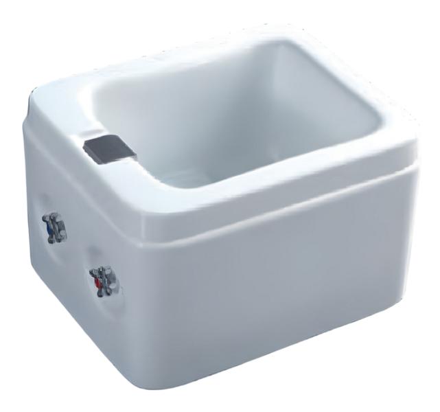 Foot relaxation bath, pedicure basin, foot bath, foot sole bath 57x48 cm