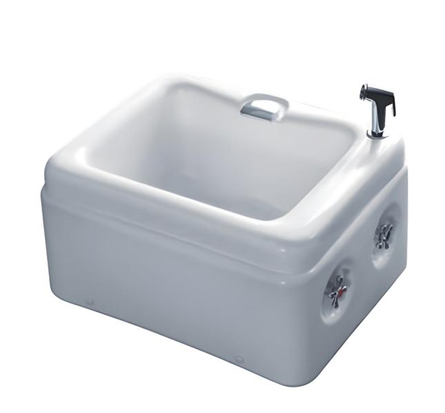 Wellness foot bath foot bath tub foot care tub pedicure basin foot tub 61x48 cm
