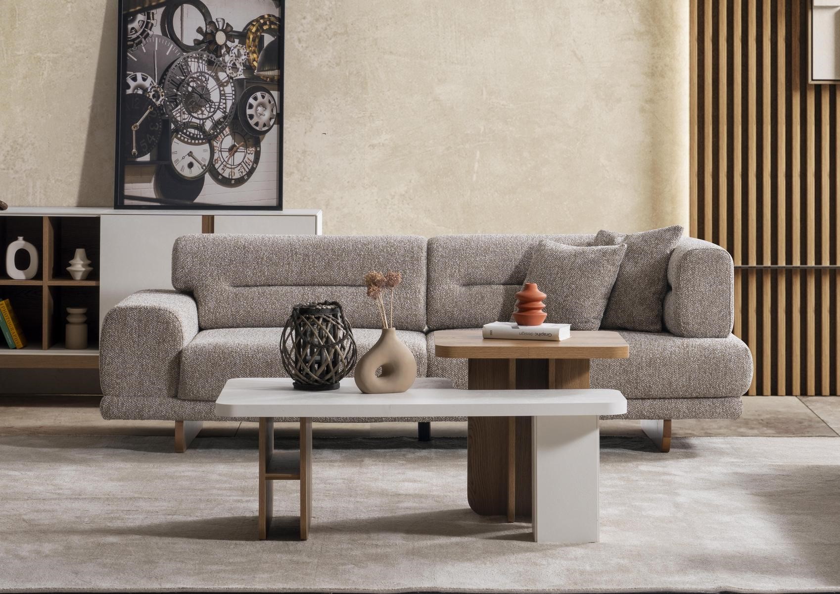 Living room set interior with a touch of elegance