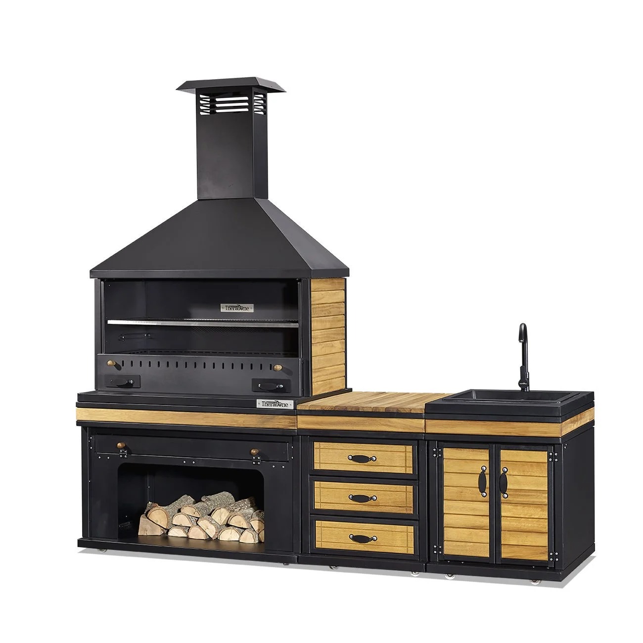 Outdoor kitchen garden terrace outdoor kitchen kitchen grill modern