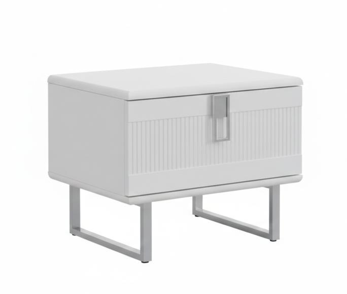 Bedside table, compact, practical and stylishly designed