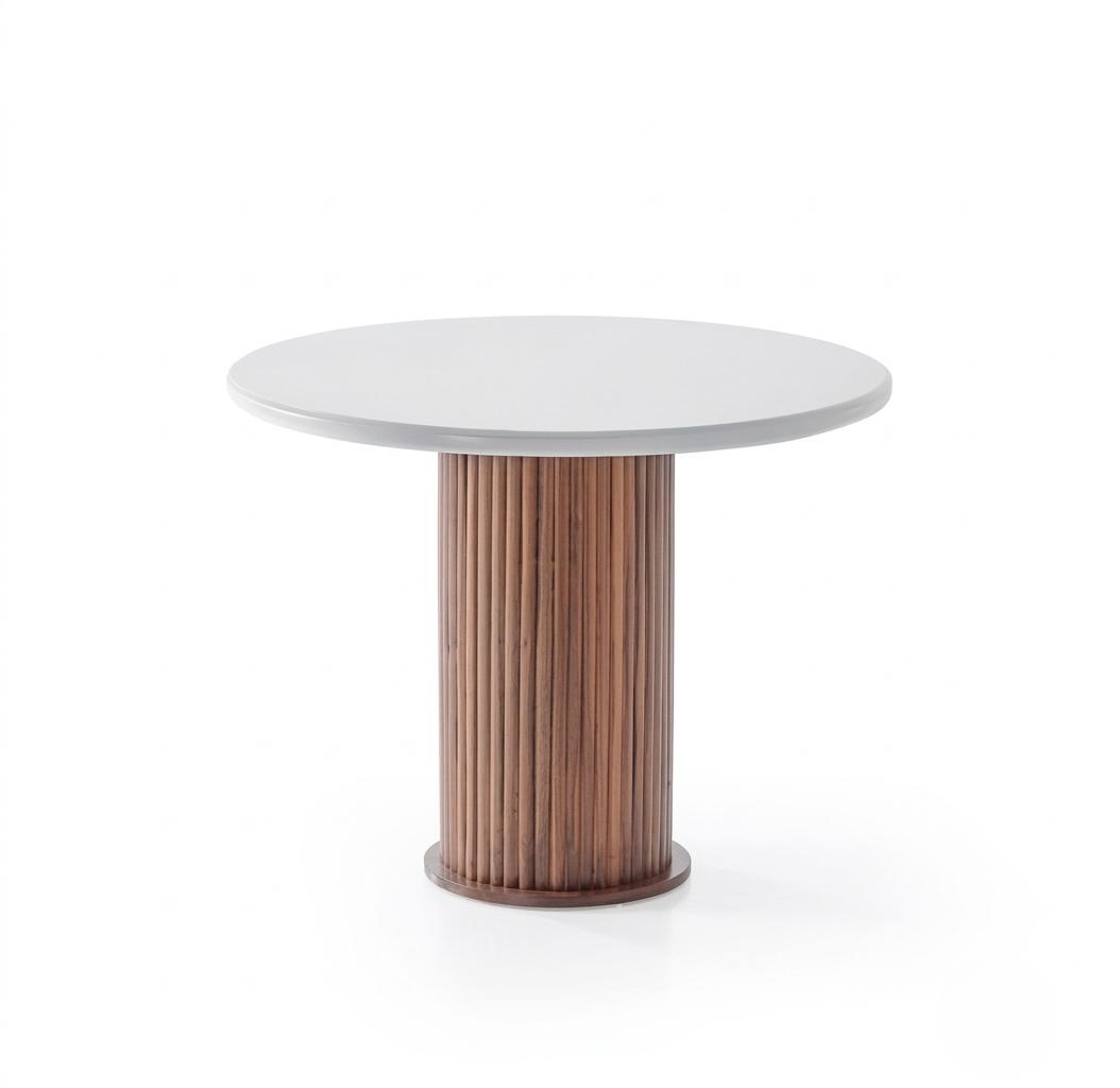 Dining table marble comfortable modern white round comfortable stylish