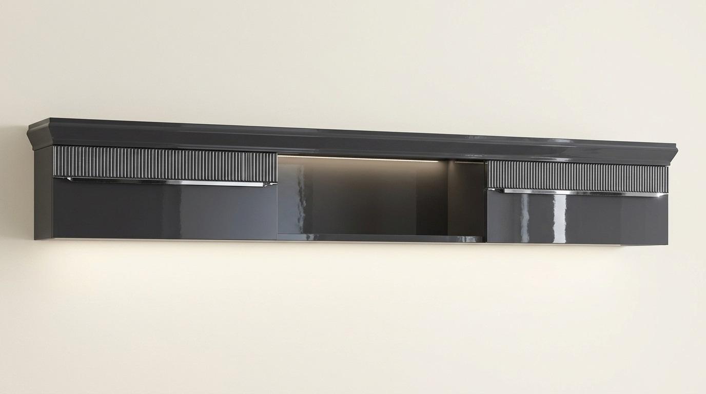 Wall console style modern color gray new practical comfortable living room