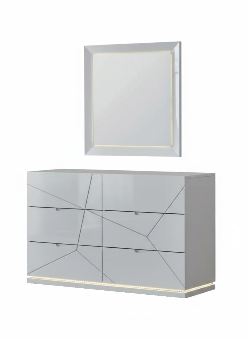 Stylish dressing table in a modern design with practical storage space