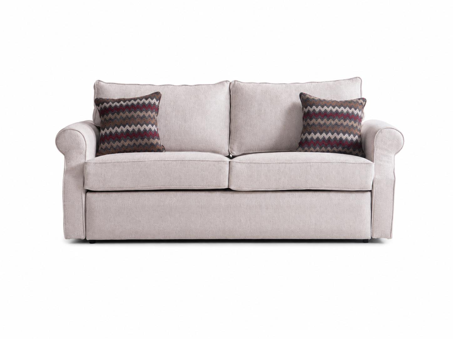 Stylish sofa bed with sleeping comfort living room Italian sofa 2 seater