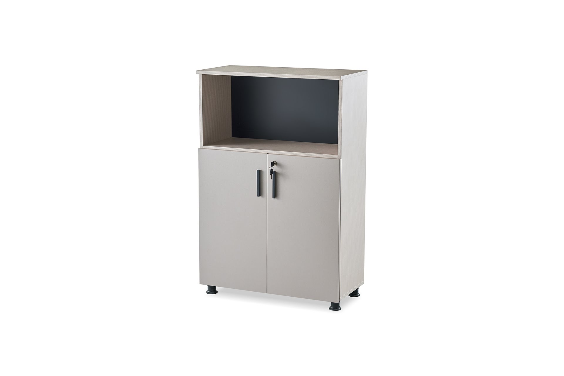 Console Modern Simple Beige Console Table Open Versatile Loft Style