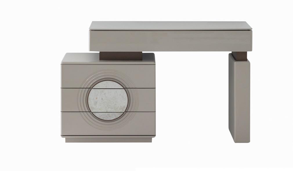 Dressing table modern beige gray elegant dressing table cosmetic table