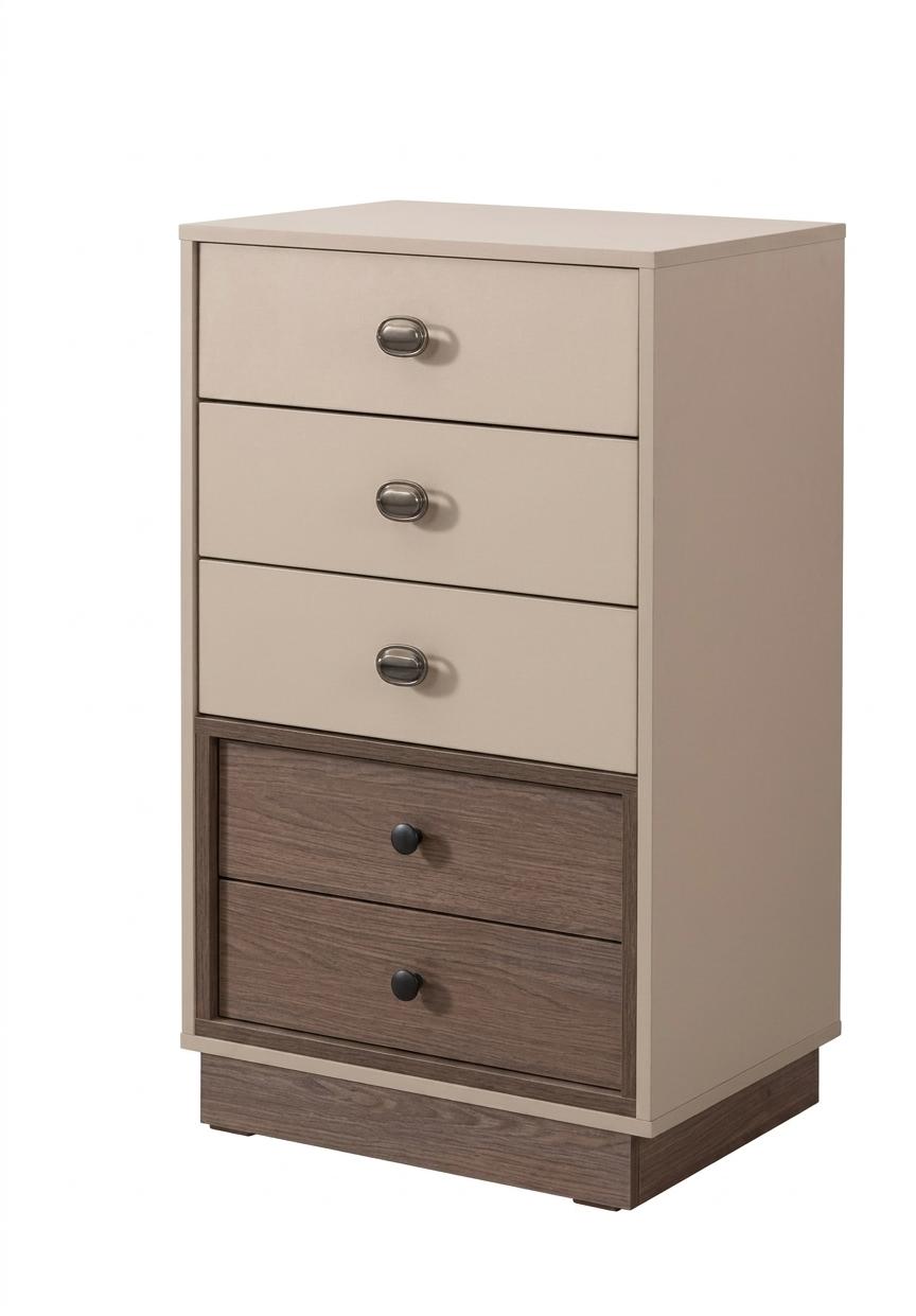 Beigefarbene Kommode Holzkommode Designermöbel Schlafzimmer