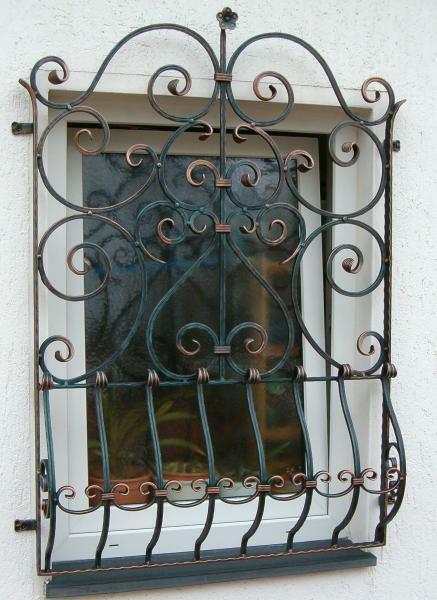 Window protection grille burglary protection wrought iron custom-made protection New 181