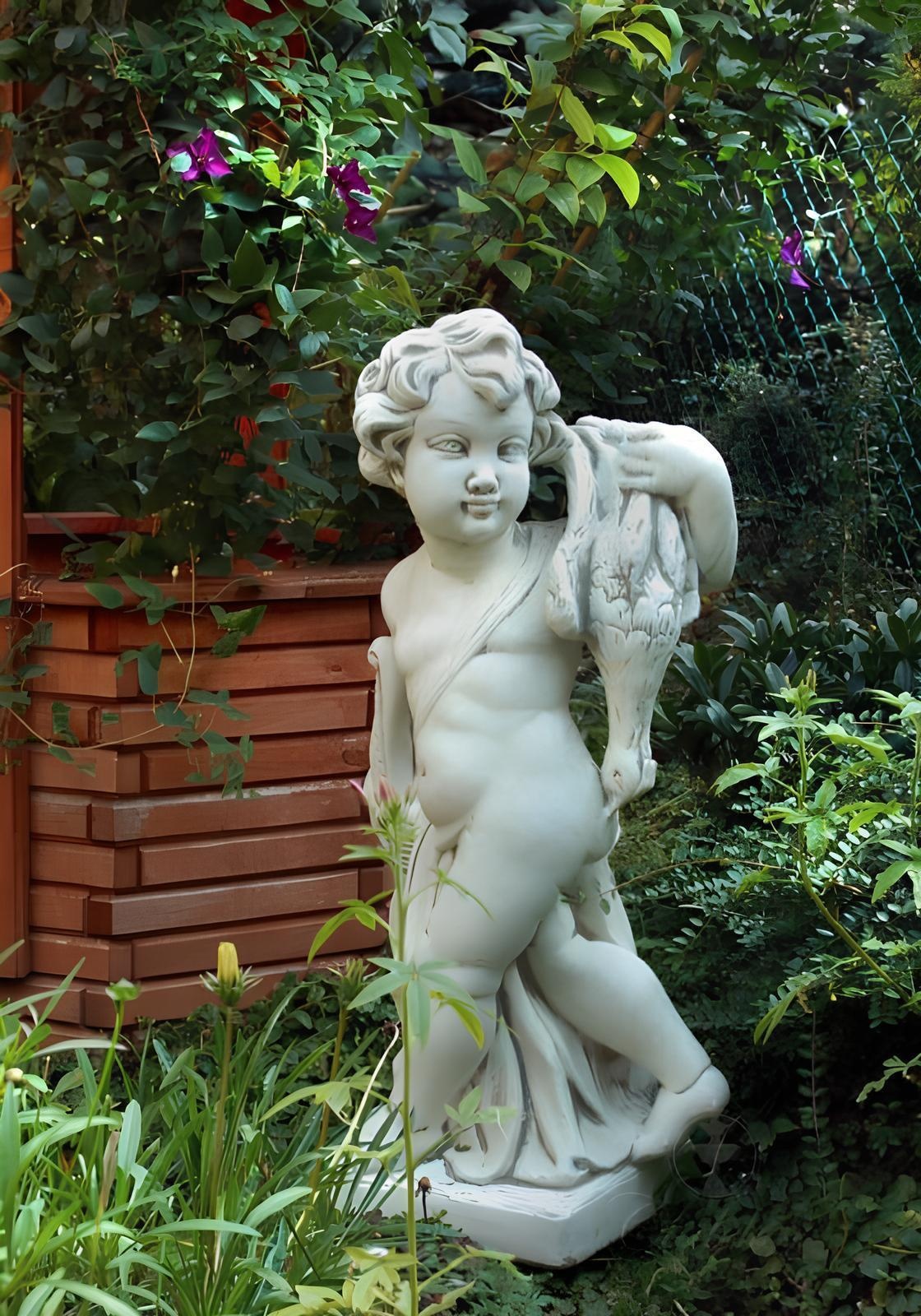 GARDEN FIGURE STONE FIGURE FIGURE GARDEN SCULPTURE STONE CAST 81 cm 149€ Pick-up price