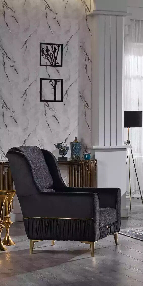 Designer armchair reading chair TV armchair comfortable armchair living room furniture