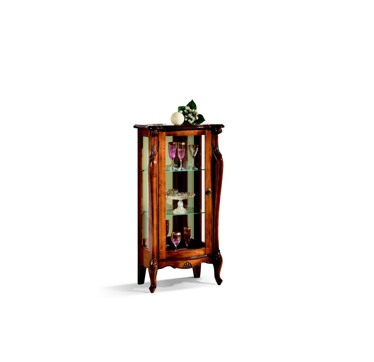 Design luxury furniture wooden showcase style antique baroco cabinet Italian furniture new