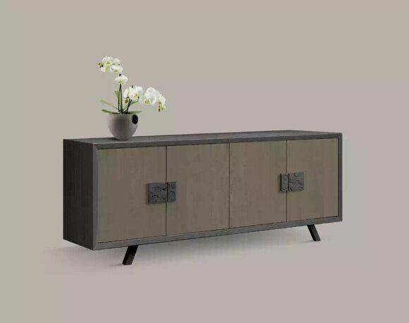 Modern Gray Dresser Living Room Sideboard New Wood Furniture Sideboard