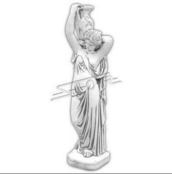 GARDEN FIGURE STONE FIGURE GARDEN SCULPTURE CAST STONE FROST-RESISTANT 90 cm - 1563