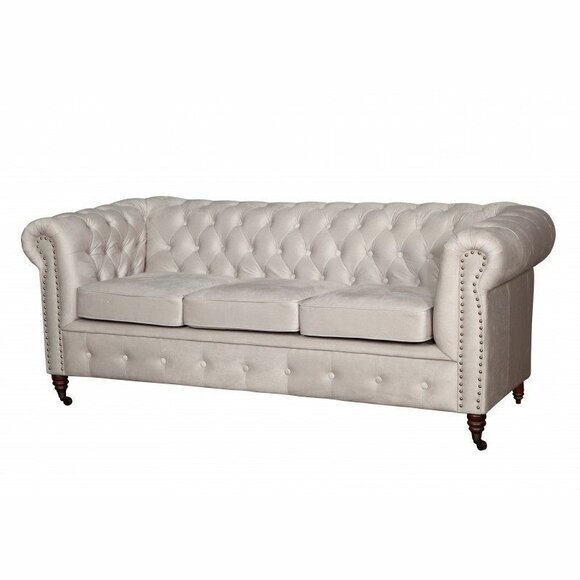 Chesterfield sofa set sofa 3+1 couch upholstery fabric set sofas new