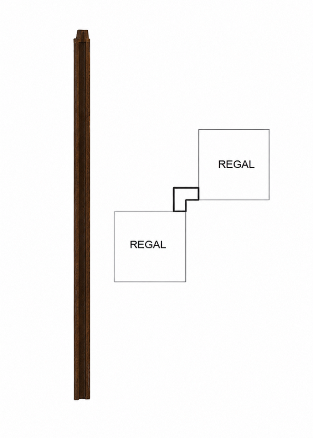 System Office Furniture Showcase Filing cabinet Classic cupboard element from Regal