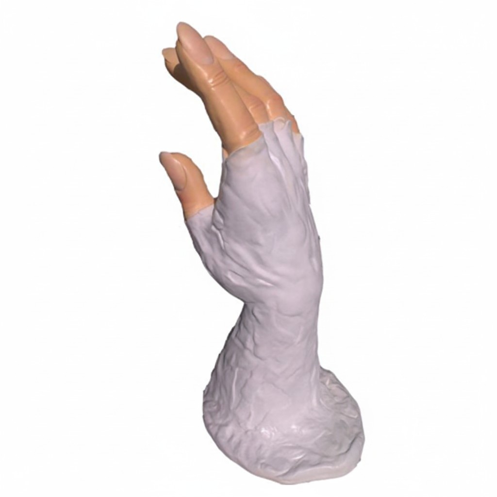 Abstract decorative sculpture designed as an original hand figure 133cm