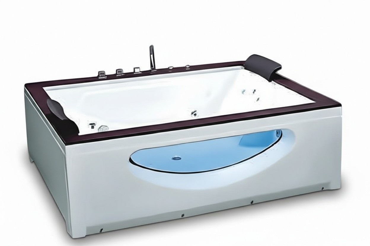 acrylic tub massage tub whirlpool luxury tub wellness tub 180x150 cm