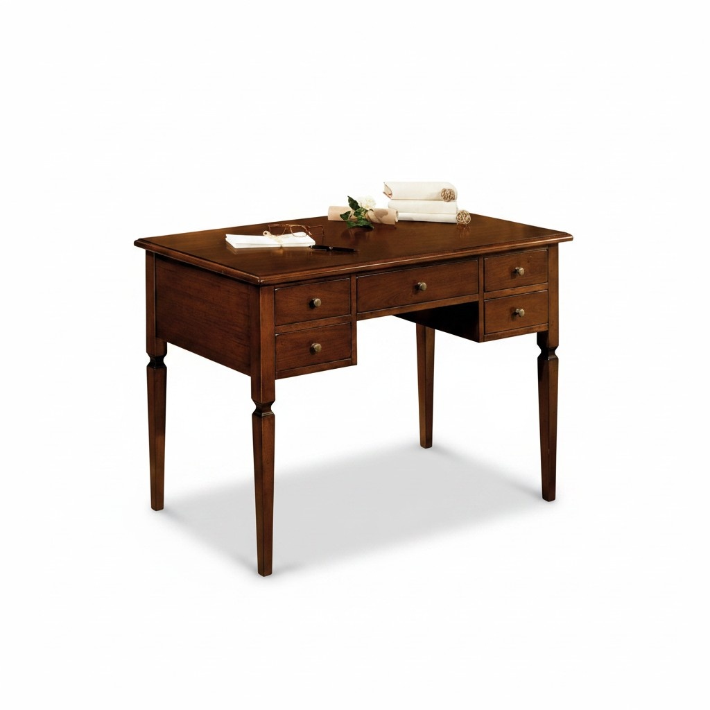 Antique Desk English Tables Solid Wood Table Secretary Office New