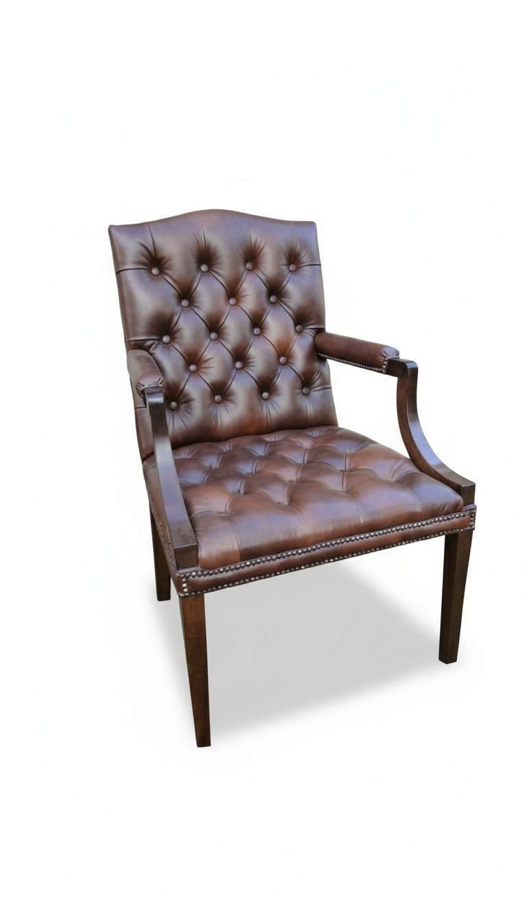 Antique throne King Chesterfield chair imitation 1500 knight stool couch sofa